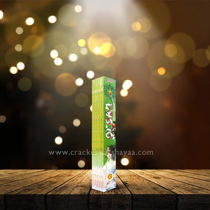 15 cm Green Sparklers | Akshayaa Agencies Sivakasi